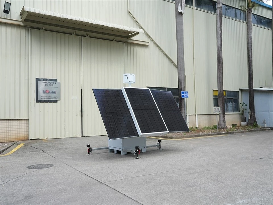 HiCUBE Solar CCTV Tower For Reliable Off-Grid Security high quality