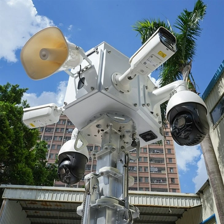 HiSKID-III Solar CCTV Security Tower With 3 Solar Panels price