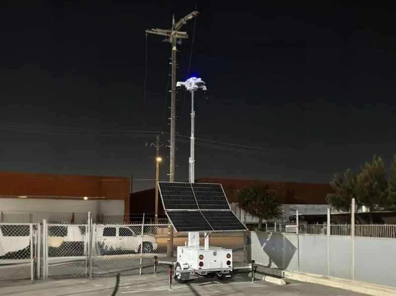 Solar Powered Mobile Surveillance Tower Solar Powered Mobile Surveillance Tower