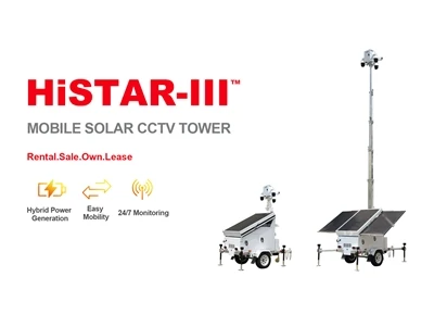Torre de vigilância solar híbrida HiSTAR-III – solução de segurança de rede para todos os-tempos ...