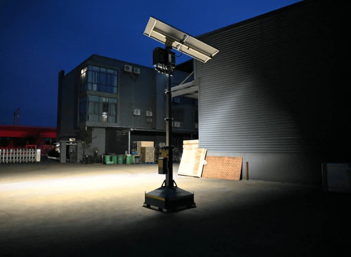 Portable Easy Installation Solar Streetlight Tower
