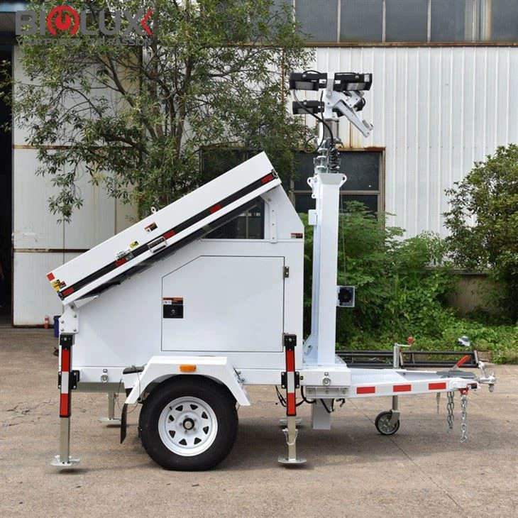 Qatar FIFA World Cup Original Manufacturer Portable Solar-Powered LED Lighting System On Trailer