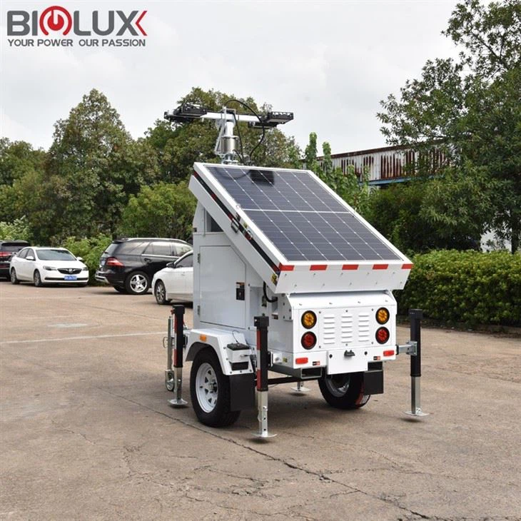 Qatar FIFA World Cup Original Manufacturer Portable Solar-Powered LED Lighting System On Trailer