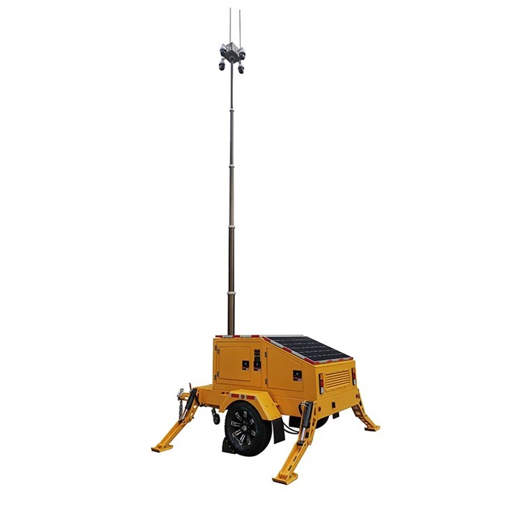 Hybrid surveillance trailer