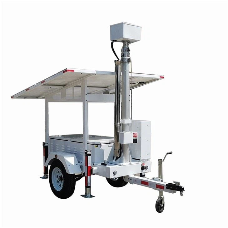 Hikvision Camera With Mobile Solar Trailer