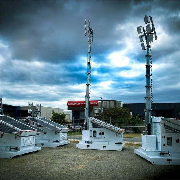 Solar Skid Light Tower For Mine