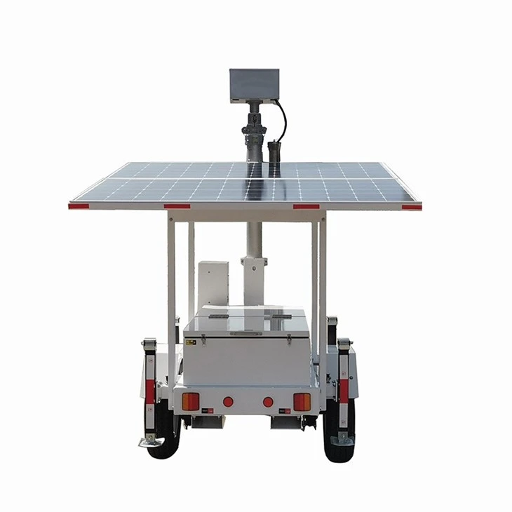Solar Surveillance Camera Trailer