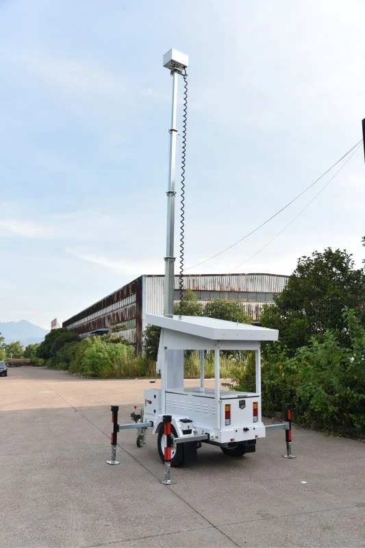 Mobile CCTV Trailer With Thermal Camera