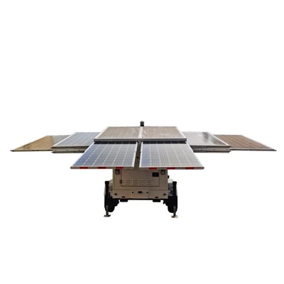 Trailer solar móvel de grande capacidade